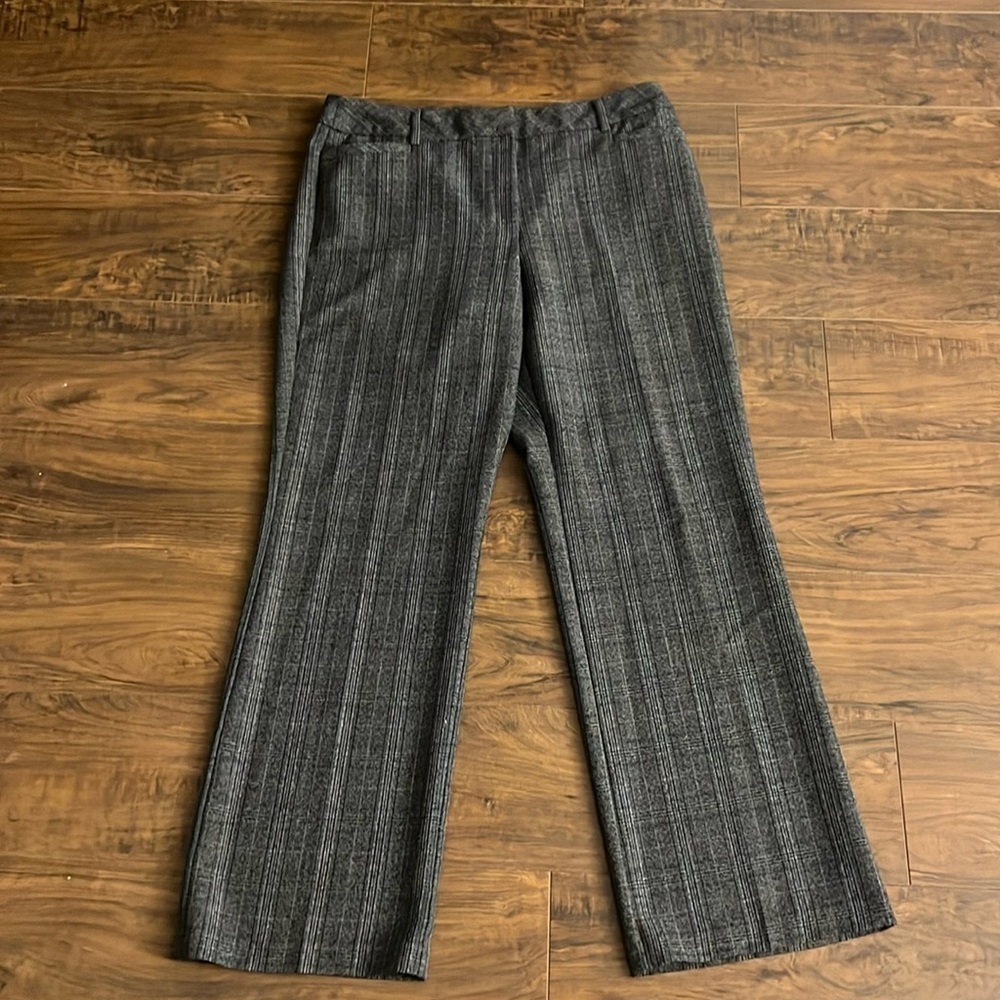 Roz & Ali Plaid Pants, Size 12.